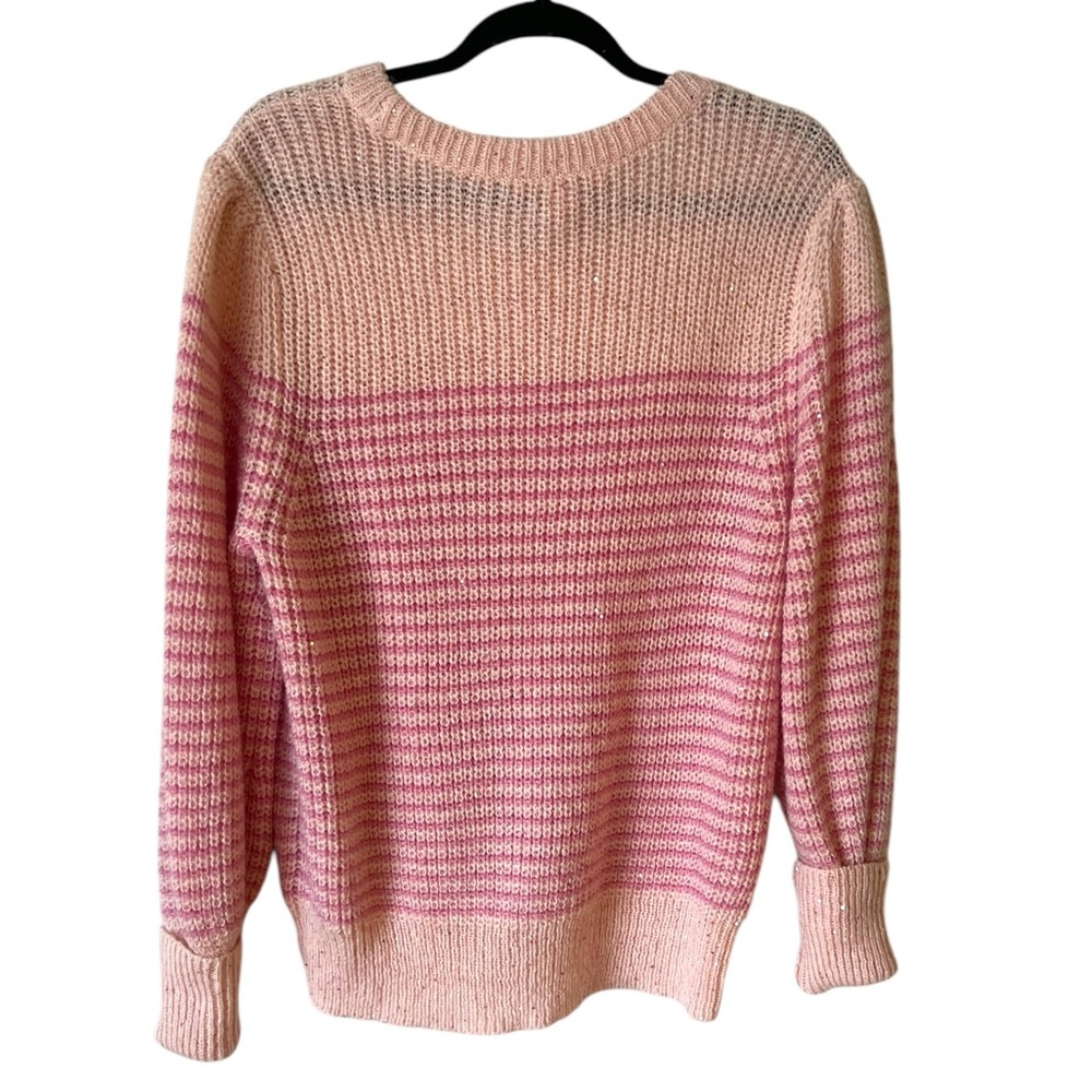 NWT! Pink Striped Sequin Lilly Pulitzer Finney Sweater - Picture 7 of 7